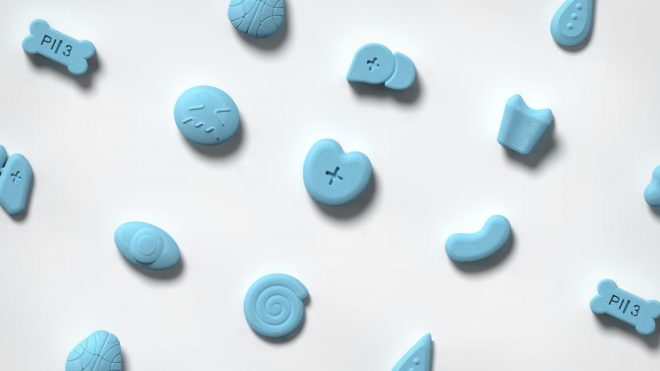 Medicines shaped like emoji so you know what ailment the pills are for!