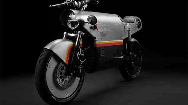 This WWII fighter jet-looking electric bike blends futuristic design with Japanese details