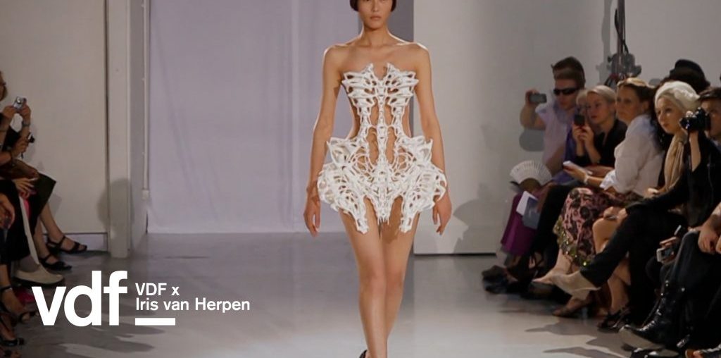 Architectural knowledge is "very useful for material development" in fashion says Iris van Herpen