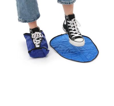 Hands-Free, Reusable Shoe Covers that Automatically Wrap Around Your Feet When You Step On Them - Core77