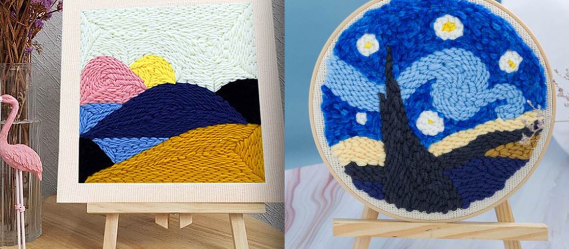 Punch needle embroidery is the quarantine craft you didn't know you needed