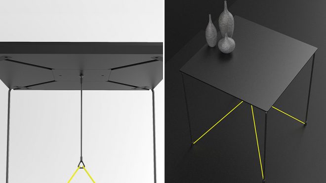 How many laws of physics does it take to hold this table together?