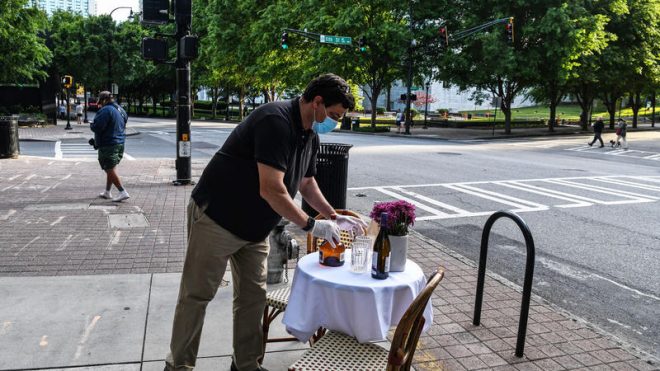 One-Way Sidewalks And Parking Lot Dining Rooms: Is This The Future?