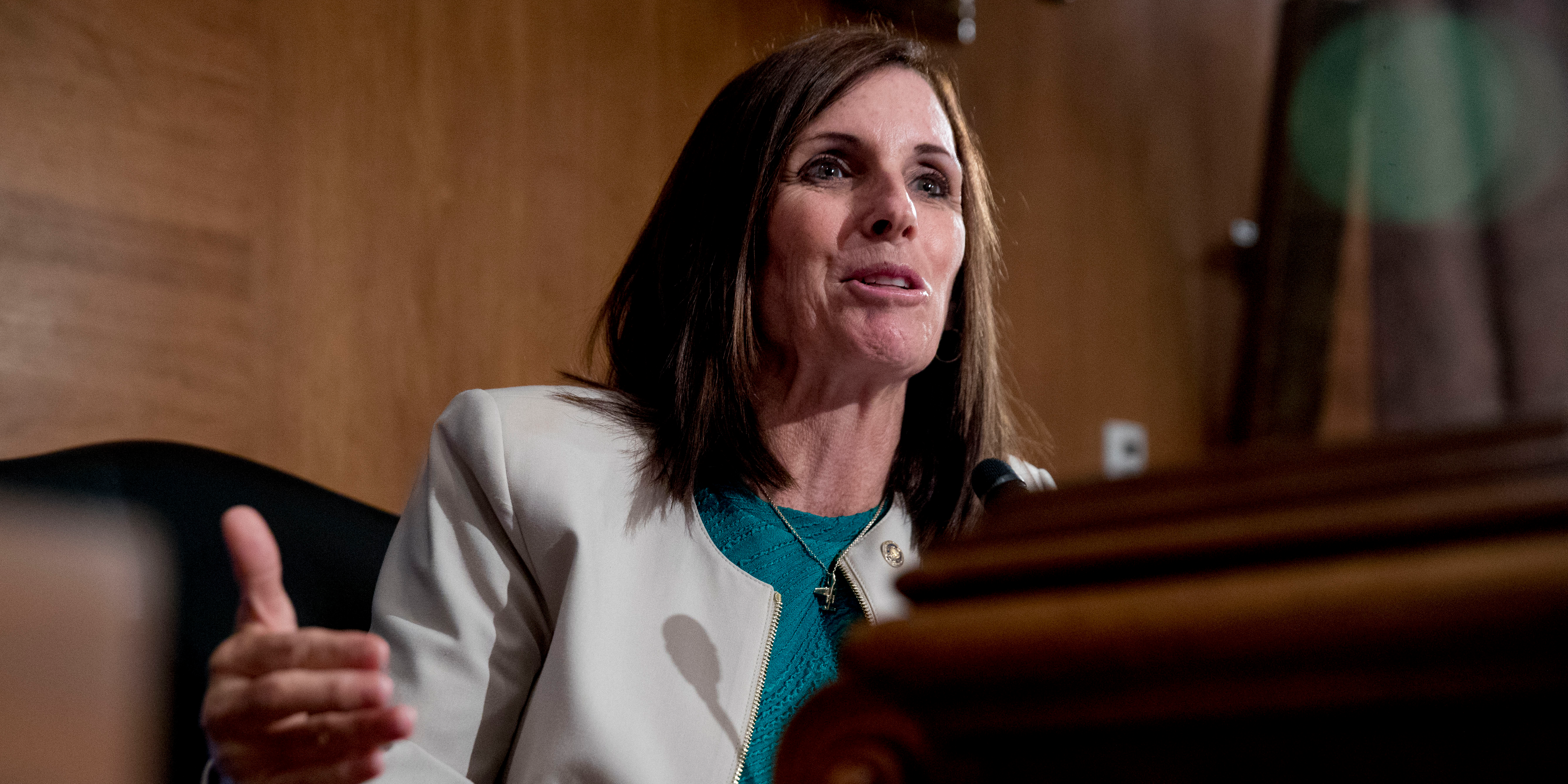 GOP senator said she won't commit to additional coronavirus relief funds to cities and states. Her office then said the comments were not meant to be public.