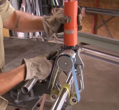 Watching Handrail Manufacturers Use a Special Tool to Smooth Welds is Wildly Satisfying - Core77