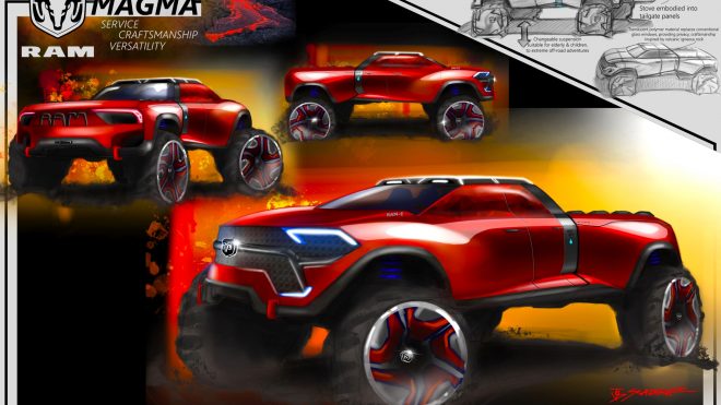These Ram Trucks Designed by High School Students Are Better Looking Than Tesla's Cybertruck