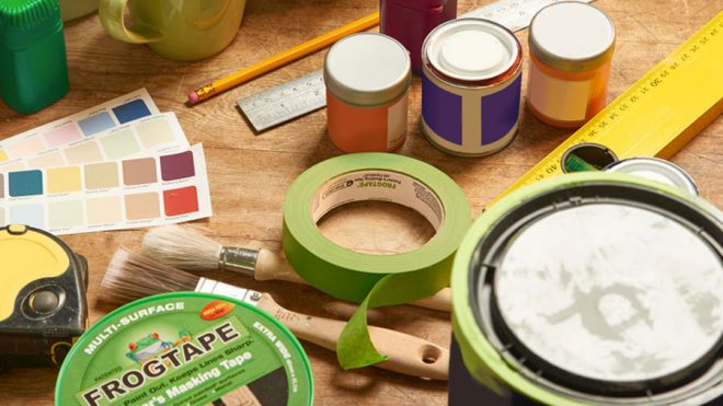 DIY fans get creative with £6 FrogTape – a must-have for feature walls