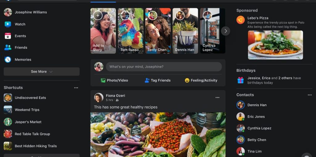 Facebook redesign goes live for everyone, dark mode included