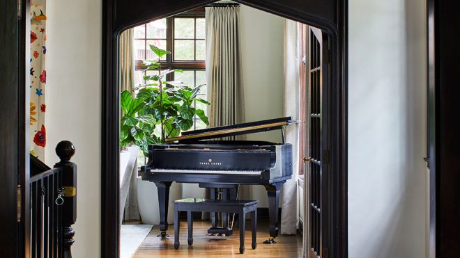 Tudor-style home in Oklahoma, designed by Mel Bean Interiors