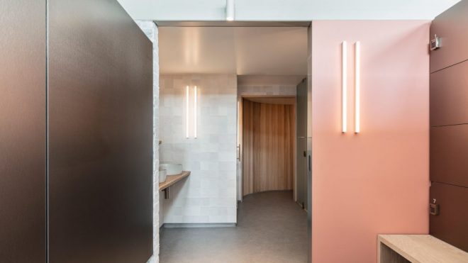 Esoteriko pairs timber and metal inside Shelter wellness centre in Sydney