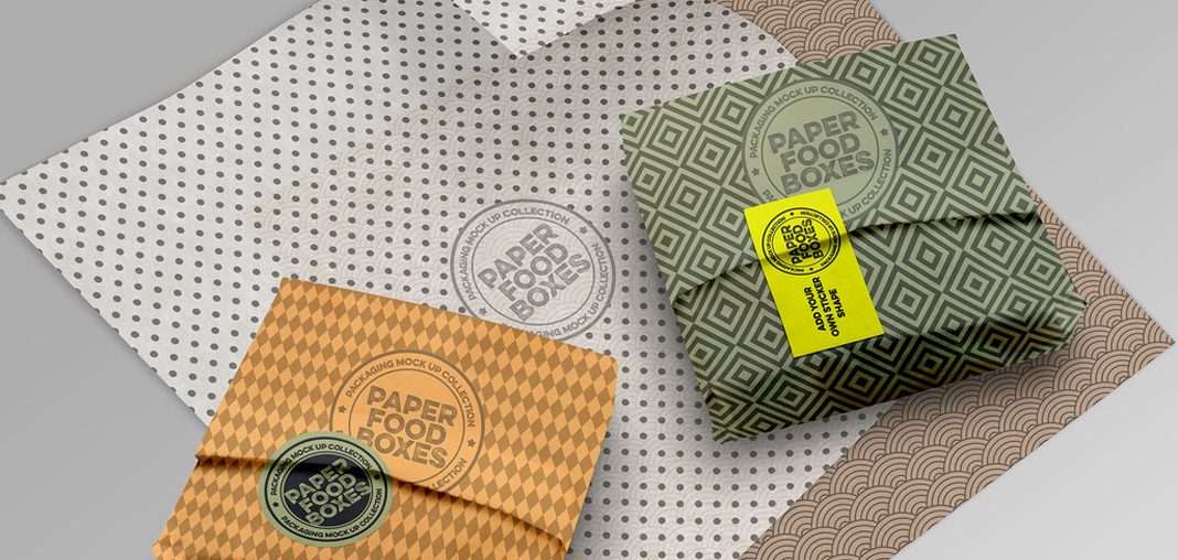 Paper Packaging Design Mockups for Adobe Photoshop