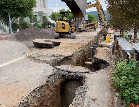 Ukiah Streetscape work on Standley St extended, parking enforcement resumes  The Mendocino Voice