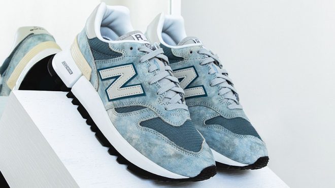New Balance Tokyo Design Studio Dresses RC_1300 in Marbled Blue Effect
