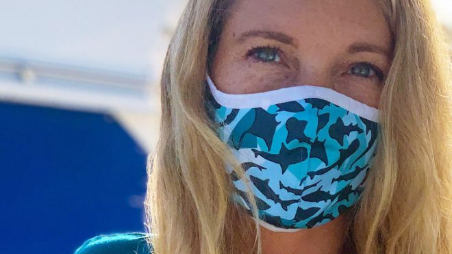 PADI is making face masks from recycled ocean plastic