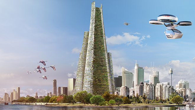 Luca Curci Architects designs a zero-energy smart city of the future