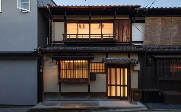 kooo architects renovates traditional Japanese machiya house with light interiors in Kyoto, Japan