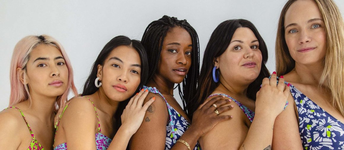 This New Inclusively-Sized Designer Swim Collab Has The Cheeriest Prints