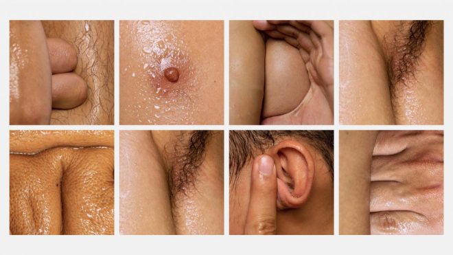 Julius Raymund Advincula makes "provocative" font from cleverly positioned body parts