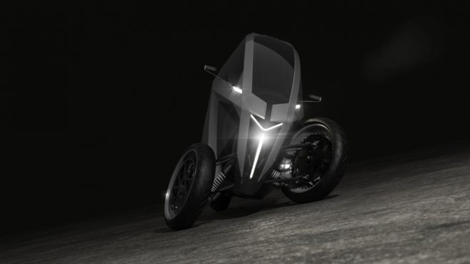 Lithuanian startup AKO shows off leaning electric three-wheeler with 300 km range - Electrek