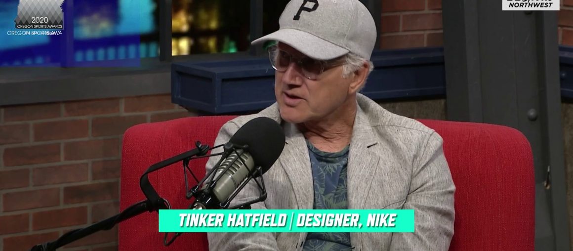 Tinker Hatfield explains the design of the Oregon Sports Award trophy
