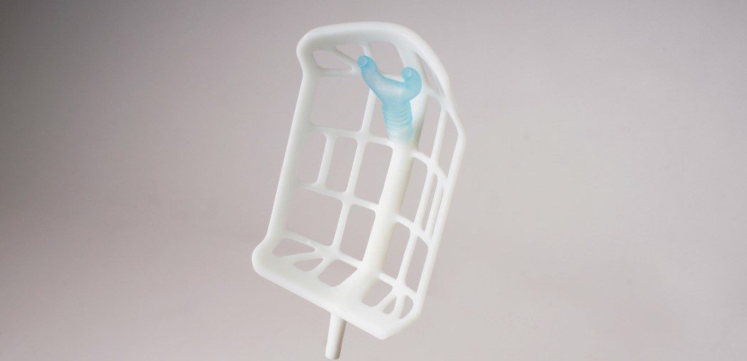 This 3D-printed structure prevents your face mask from collapsing as you breathe