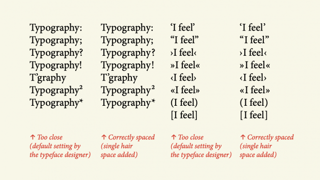 Micro-Typography: How To Space And Kern Punctuation Marks And Other Symbols