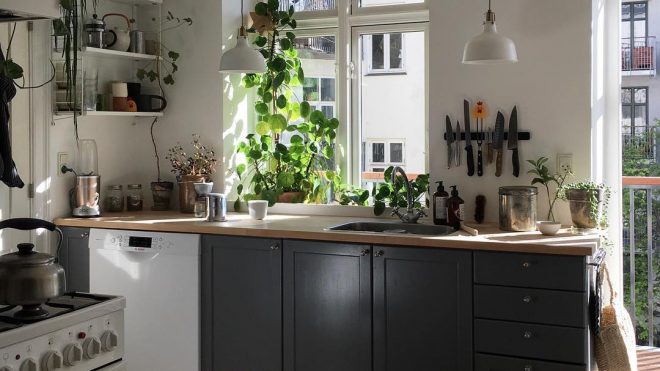 Kitchen of the Week: A Light-Filled Copenhagen Kitchen, Ikea Hack Included - Remodelista
