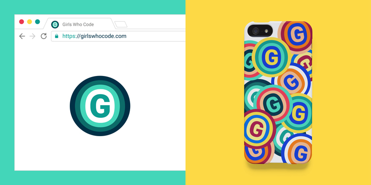 An updated visual identity for Girls Who Code targets Generation Z