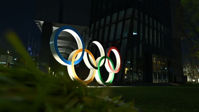 Tokyo 2020 officials irked by parody of logo depicting COVID-19