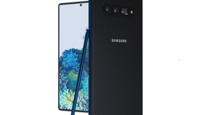 The design of the Samsung Galaxy Note 20 has been revealed