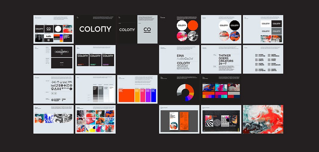 COLONY — Graphic Design and Branding by Steven Waring and Martin James Power
