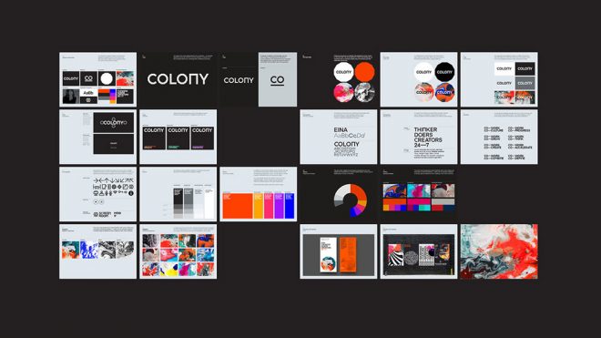 COLONY — Graphic Design and Branding by Steven Waring and Martin James Power