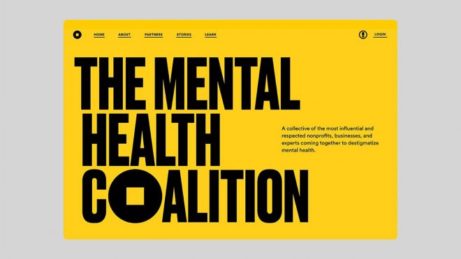 Pentagram creates an uplifting brand identity for the Mental Health Coalition