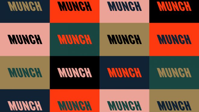 An “expressive” typographic identity for Oslo’s Munch art museum