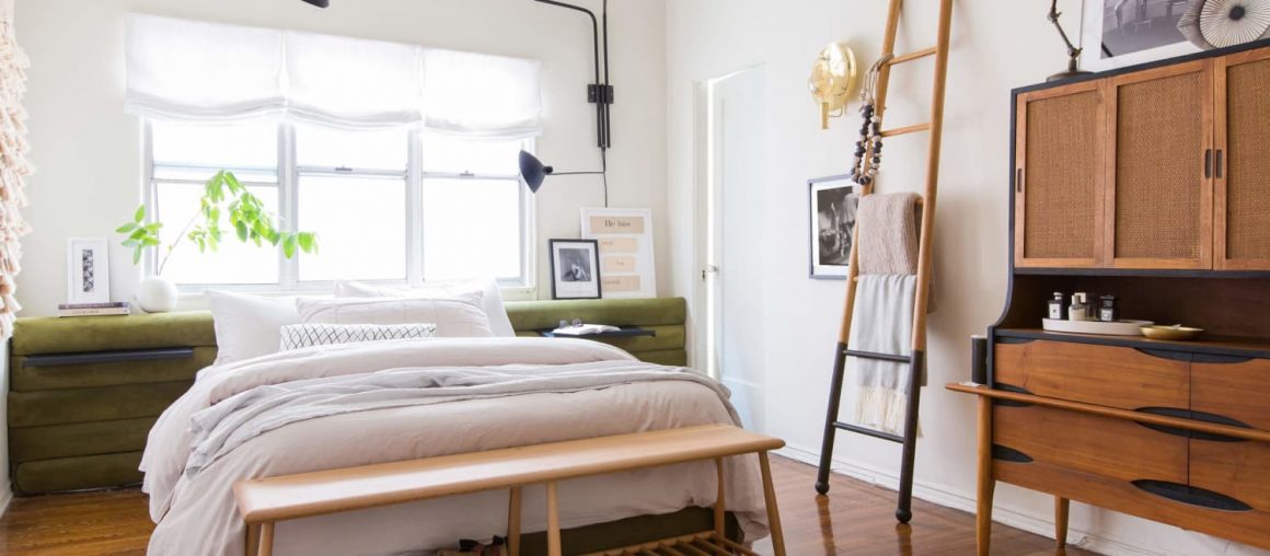 How to Create a Cheap, Chic Wall-to-Wall DIY Headboard for Your Bedroom