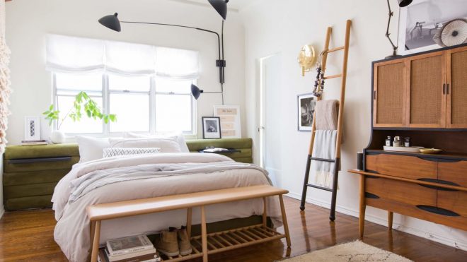 How to Create a Cheap, Chic Wall-to-Wall DIY Headboard for Your Bedroom