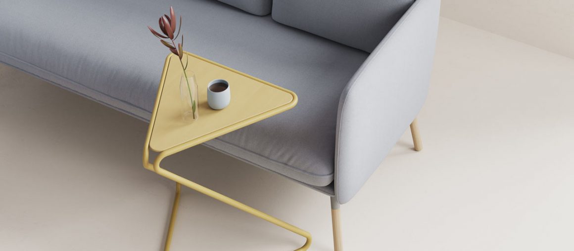 The Ziggy Table and Stool Easily Adapt to Any Work Situation