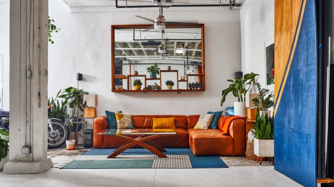 This LA Loft Was Transformed into a Cool Home With Color and Custom Storage