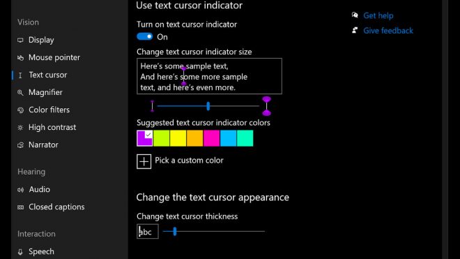 Windows 10 new accessibility features roll out for visually impaired users