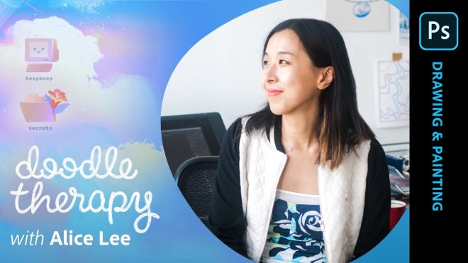 Doodle Therapy with Alice Lee: Painting Landscapes - 2 of 2