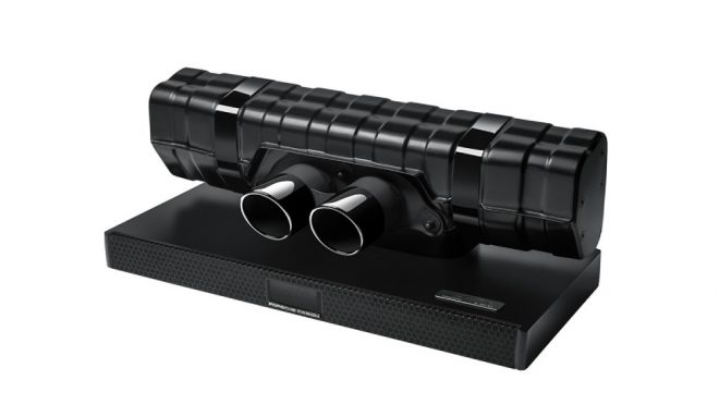 Porsche Releases an All-Black Edition of Its 911-Inspired Soundbar