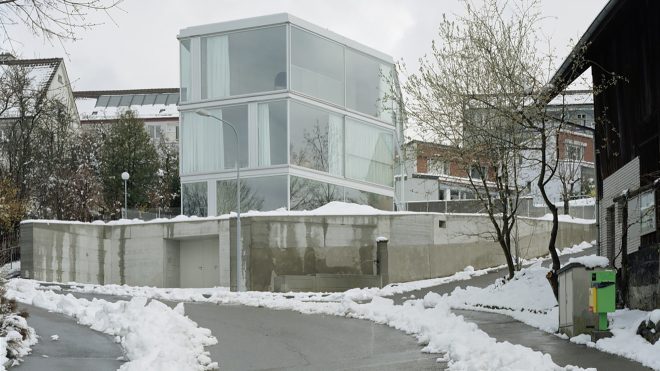 House with One Wall / Christian Kerez