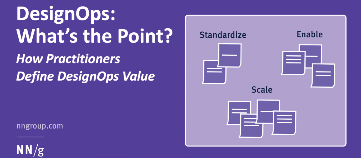 DesignOps: What's the Point? How Practitioners Define DesignOps Value