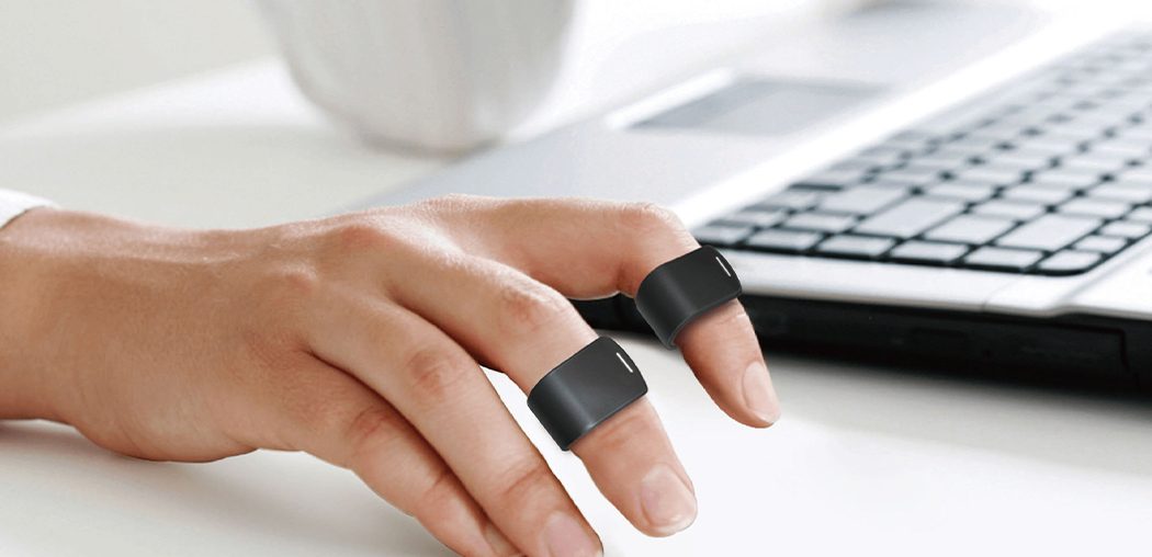 This wearable mouse ring is designed to work at the tap of your fingers!