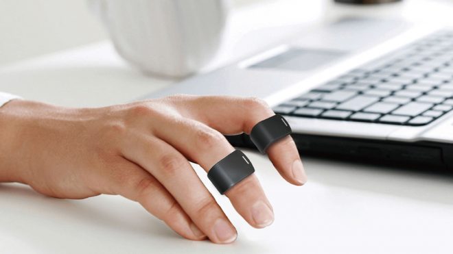 This wearable mouse ring is designed to work at the tap of your fingers!