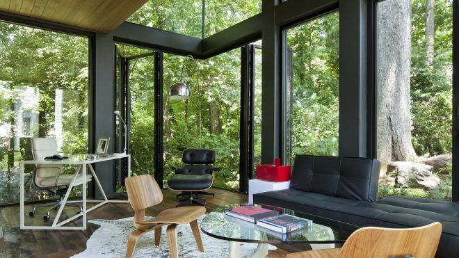 Photo 8 of 10 in Bookshelves Conceal Hidden Rooms in This…