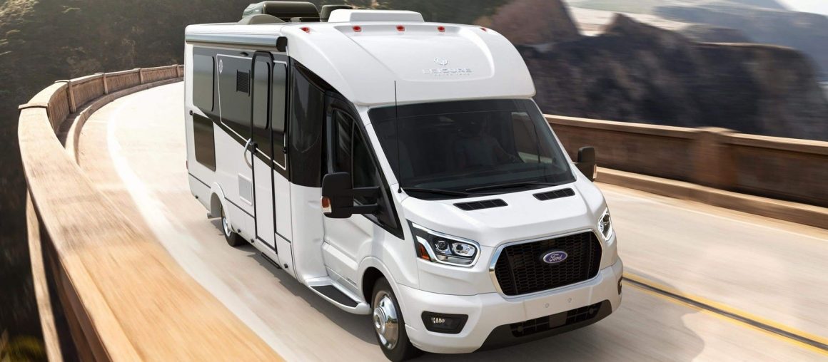 This $130,000 RV with multiple rooms and a rear lounge was built on a 2020 Ford Transit — see inside