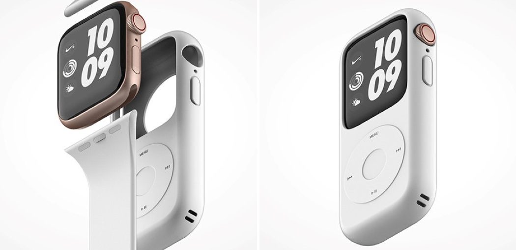 Your Apple watch gets a nostalgic vibe with this iPod-inspired watch case!