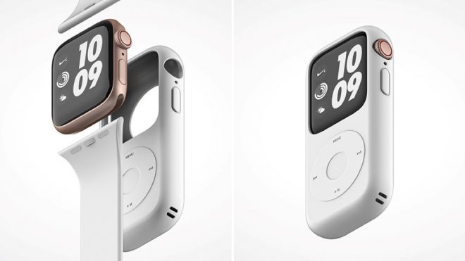 Your Apple watch gets a nostalgic vibe with this iPod-inspired watch case!