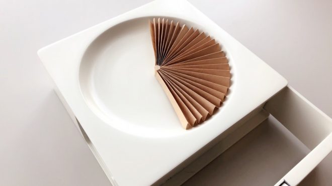 The Muji Clock 2.0 Unfolds Time for the Nearsighted